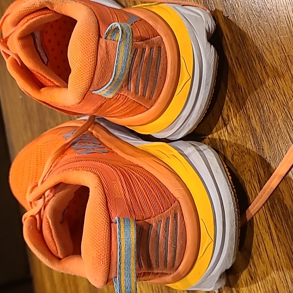 Hoka One One Bondi 7 Womens 9.5 Coral 1110519-CCSD Running Shoes - Picture 6 of 9